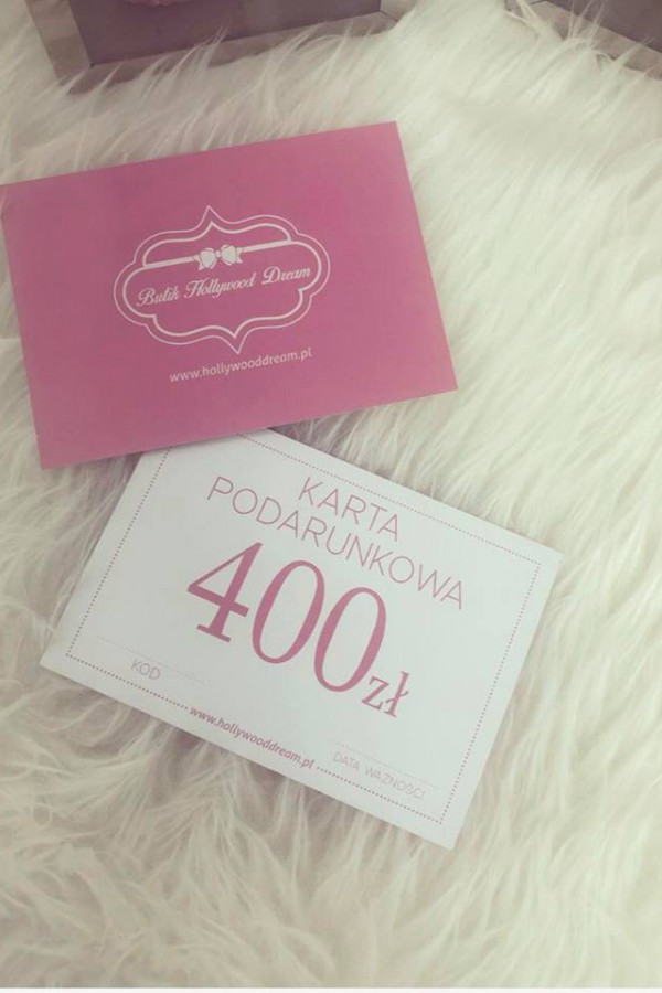 Karta podarunkowa 400 zł