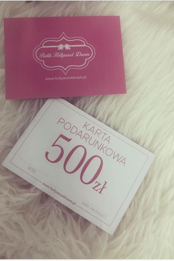 Karta podarunkowa 500 zł