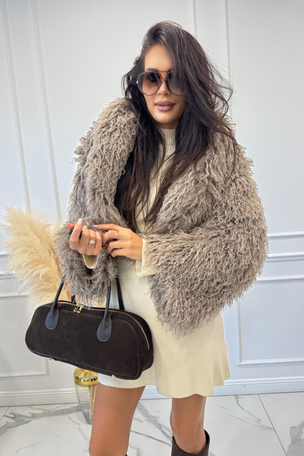 Mokka futro karbowane LUKA 06