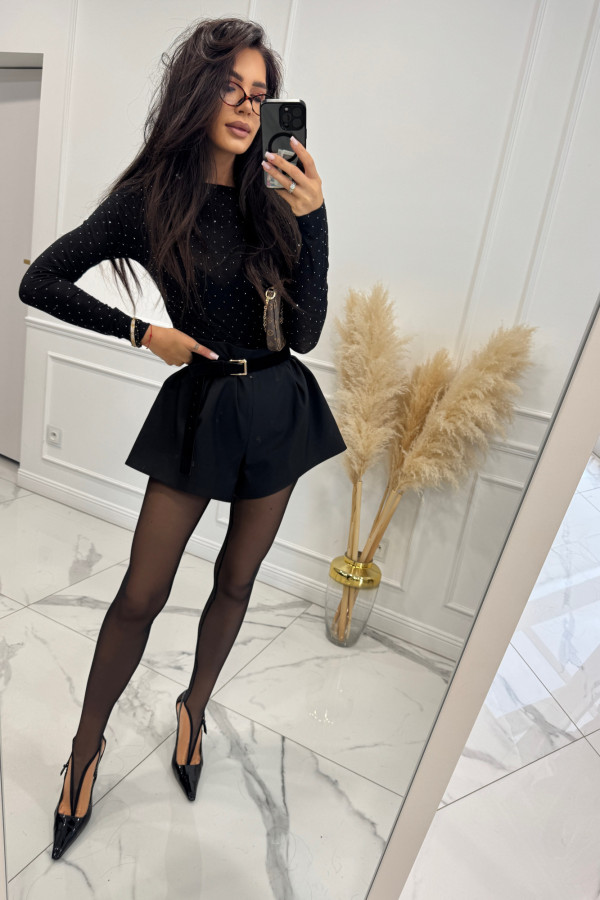 Czarna bluzka z cekinami Lola 24